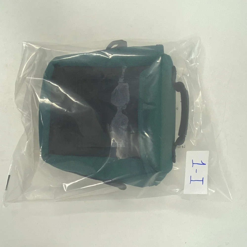 Quantaray Camera Bag Green Canvas Padded Shoulder Case with Belt Loop